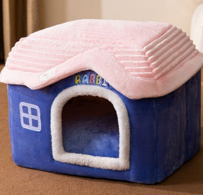 Foldable Pet House & Bed for Winters