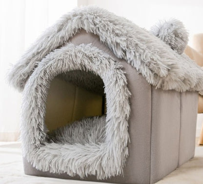 Foldable Pet House & Bed for Winters