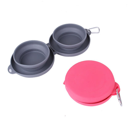 Rubber Foldable Pet Feeding Bowl