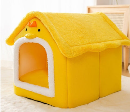 Foldable Pet House & Bed for Winters